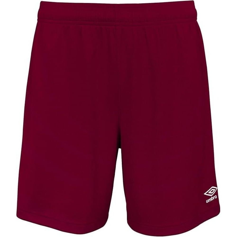 Umbro Kids' Polyester 7" Inseam Field Shorts - No Pockets - Maroon - Size Small